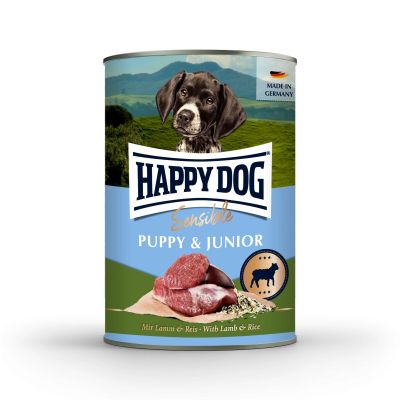 Happy Dog Sensible Puppy & Junior - Lammas, riisi, 400 g