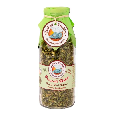Cooka’s Cookies Broccoli Chips – Ilmakuivattu Parsakaalilisä 180g