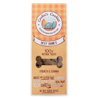 Cooka's Cookies Beef Bones - Naudanlihakeksit 100g