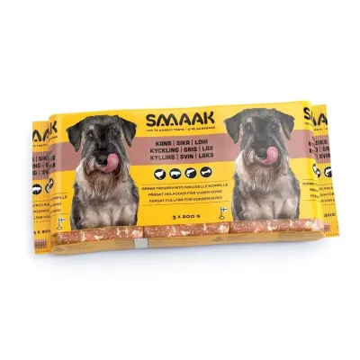 SMAAK kana, sika & lohi raaka täysravinto, kuva 1 / 1