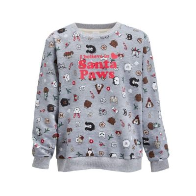 Joulupaita lapsille Little&Bigger Xmas harmaa