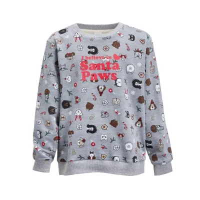 Joulupaita lapsille Little&Bigger Xmas harmaa