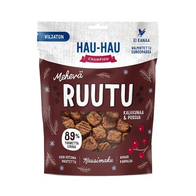Hau-Hau Champion Mehevä Ruutu Kalkkunaa & Possua