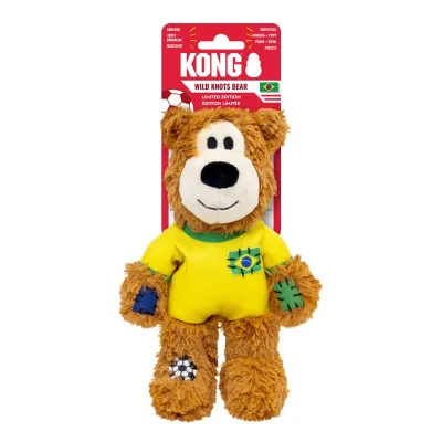 KONG Wild Knots Bear footballer Brasilia, kuva 1 / 1