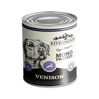 Riverwood Mono Protein Märkäruoka, Peura 400g, 400g