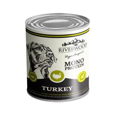 Riverwood Mono Protein Märkäruoka, Kalkkuna 400g, 400g