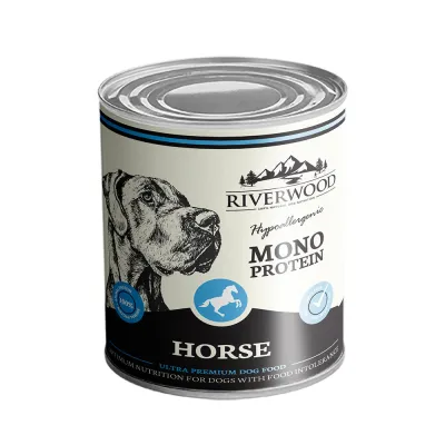 Riverwood Mono Protein Märkäruoka, Hevonen 400g, 400g