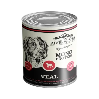 Riverwood Mono Protein Märkäruoka, Vasikka 400g, 400g
