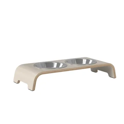 dogBar catBar® korotettu ruokailuasema kissoille - Kashmir, Ruostumaton teräs, kuva 1 / 1
