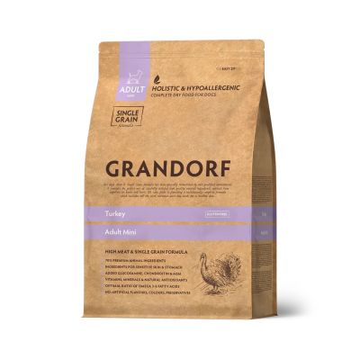 GRANDORF Adult Mini, Kalkkuna 1 kg, 3 kg
