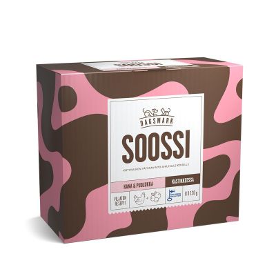 Dagsmark SOOSSI kana & puolukka kastikkeessa 8 x 120 g