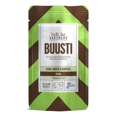 Dagsmark BUUSTI kana-nauta-karpalo patee 90 g