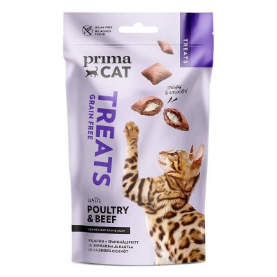 PrimaCat Crunchy Treats Skin and Coat 40 g