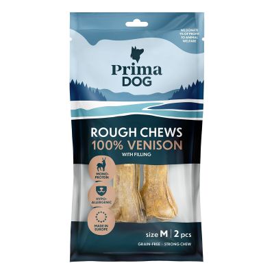 PrimaDog Rough Chews peura M, 76 g, 2 kpl