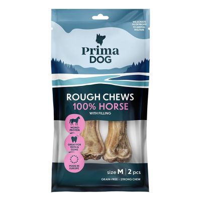 PrimaDog PD Rough Filled Chew bone Horse M
