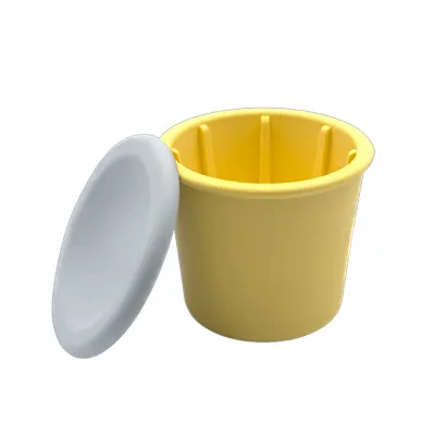 Fiboo Snack Toy With Lid Yellow, kuva 1 / 1