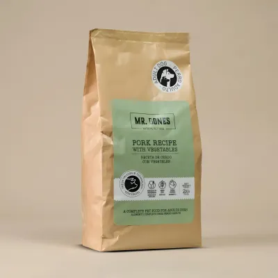 Mr.Bones - Natural Pet Products Hypoallergeeninen koiran kuivaruoka - Possu 2kg