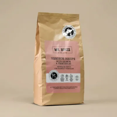Mr.Bones Hypoallergeeninen koiran kuivaruoka - Peura 2kg