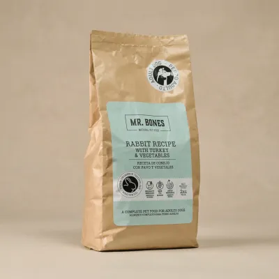 Mr.Bones - Natural Pet Products Hypoallergeeninen koiran kuivaruoka - Jänis 2kg