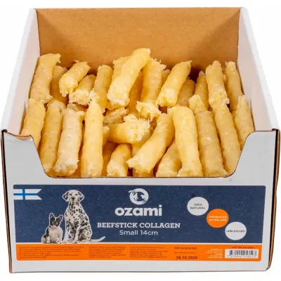 Ozami Kotimainen Nautatikku Collagen 14cm