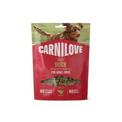 CARNILOVE Dog SOFT Snack Ankka 200 g