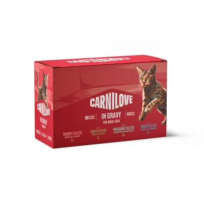 CARNILOVE cat POUCH gravy rich multipack, kuva 1 / 1