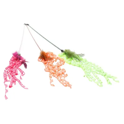 Flamingo Cat Dangler Curls 42cm