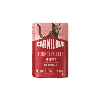 Carnilove Cat Adult Turkey with Valerian 85 g, kuva 1 / 1