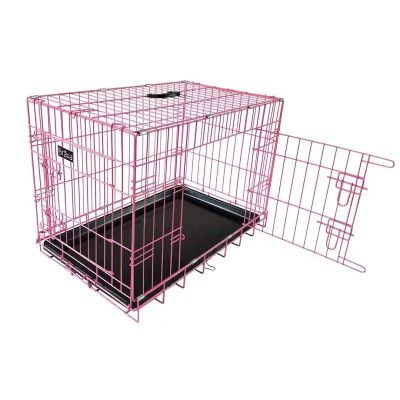 Brava Kevytmetallihäkki, Pinkki, L 76 x 48 x 55 cm