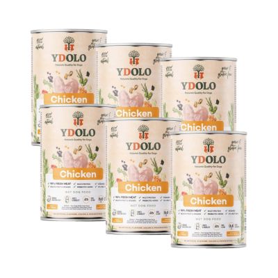 YDOLO Healthy & Pure Chicken - Märkäruoka 400g, 6x400g