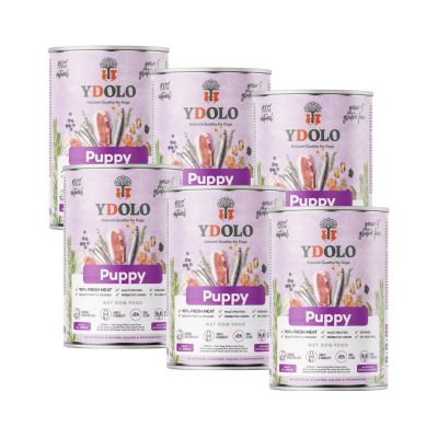 YDOLO Healthy & Pure Puppy - Märkäruoka 400g, 6x400g