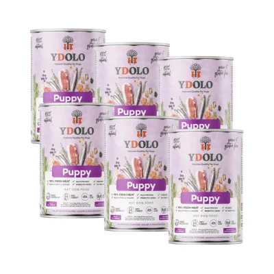 YDOLO Healthy & Pure Puppy - Märkäruoka 400g, 6x400g, kuva 1 / 1