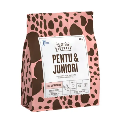 Dagsmark KITTEN & JUNIOR grain-free chicken-insect 450g