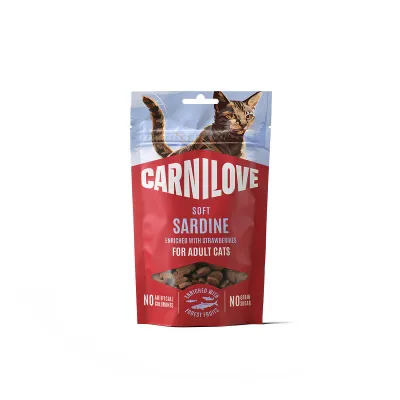 Carnilove Cat Soft Snack Sardine with Strawberry 50 g