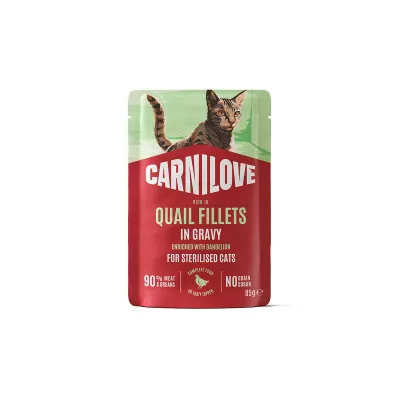Carnilove Cat Adult Sterilized Quail 85 g