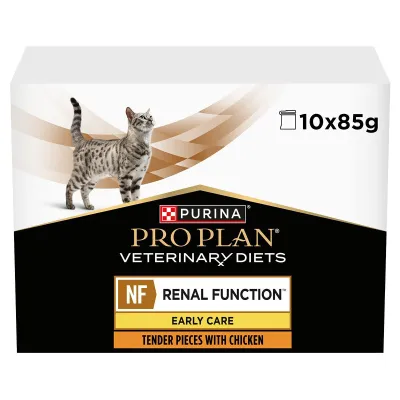 Purina Veterinary Diets Purina Pro Plan Veterinary Diets Feline NF Renal Function Early Care Chicken 10x85 g