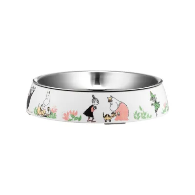 Moomin for Pets kissankuppi, valkoinen