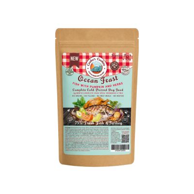 Cooka’s Cookies – Kylmäpuristettu Täysravinto 45g, Ocean Feast 45g