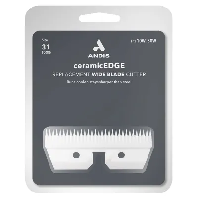 Andis Ceramic Fine-Tooth -vaihtoleikkuuterä 10 ja 30 Wide