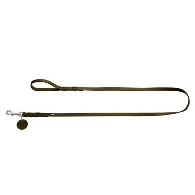 Nahkainen talutin Hunter Solid Education, oliivi
