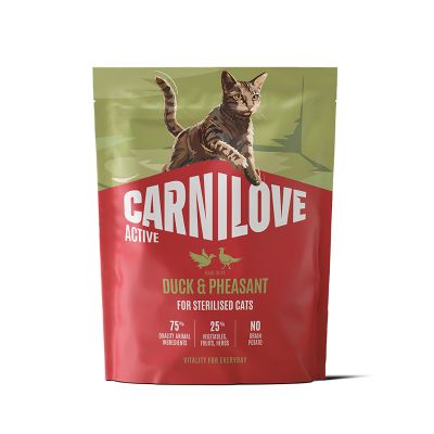 Carnilove Cat Adult Sterilised Active Duck & Pheasant
