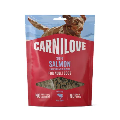 Carnilove Dog Soft Snack Salmon with Thyme Small bites 200 g