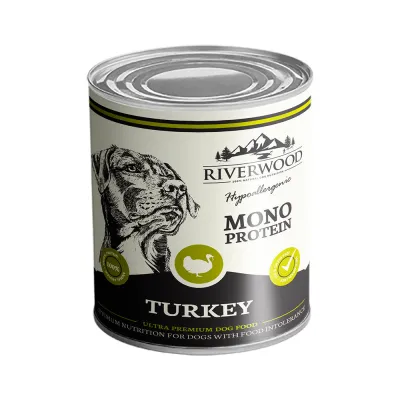 Riverwood Mono Protein Märkäruoka, Kalkkuna 400g