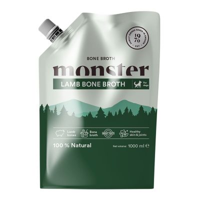 Monster Pet Food Monster Bone Broth Lamb