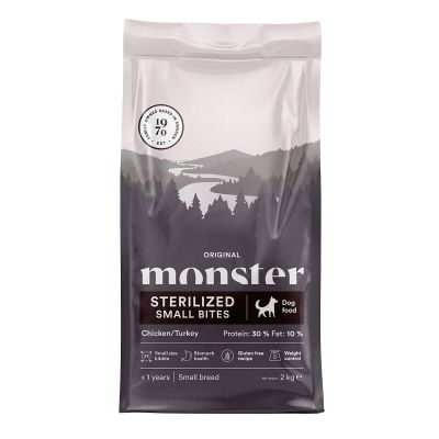 Monster Pet Food Monster Sterilized Small Bites Chicken & Turkey