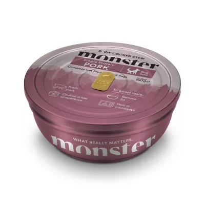 Monster Pet Food Monster Dog Slow Cooked Pork Stew Bowl 280 g, kuva 1 / 1