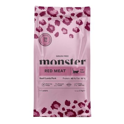 Monster Pet Food Monster Grain Free Cat Red Meat