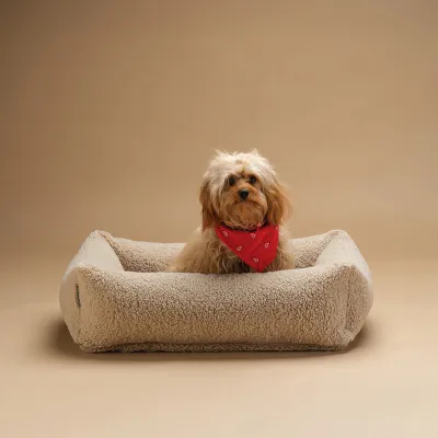 Wigiwama Pet Snuggle Bed – koiranpeti, Warm Hazel / M