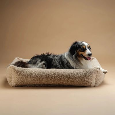 Wigiwama Pet Snuggle Bed – koiranpeti, Warm Hazel / L