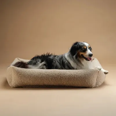 Wigiwama Pet Snuggle Bed – koiranpeti, Warm Hazel / L